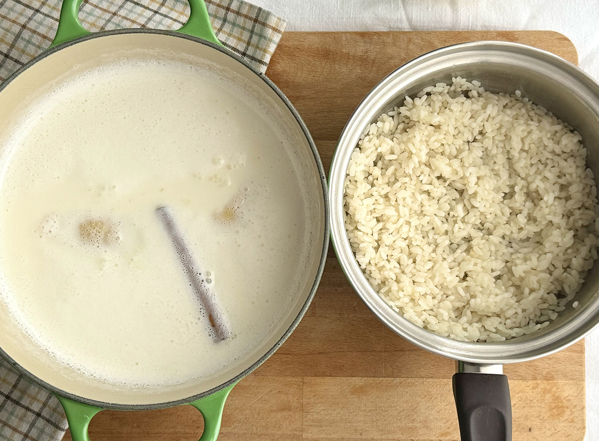 pastel de arroz con leche