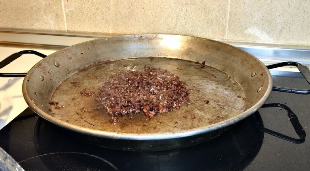 Sofrito y cocción inicial