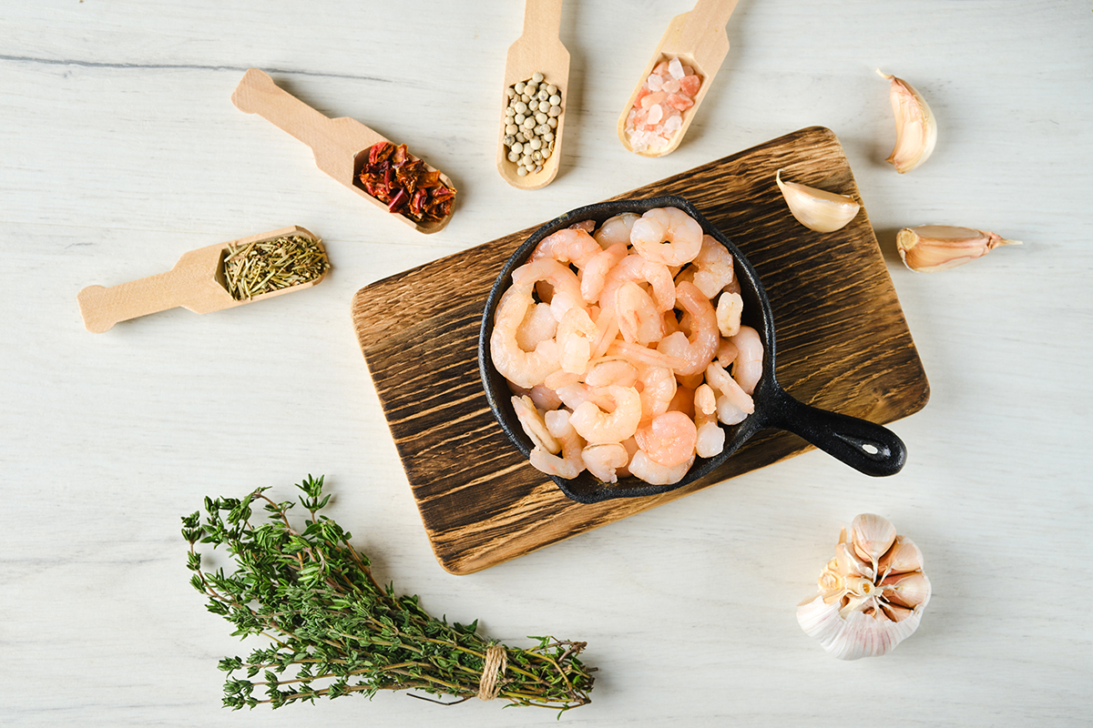 descongelar gambas