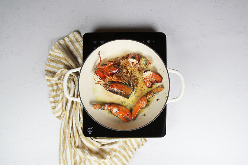 arroz caldoso con bogavante y sepia
