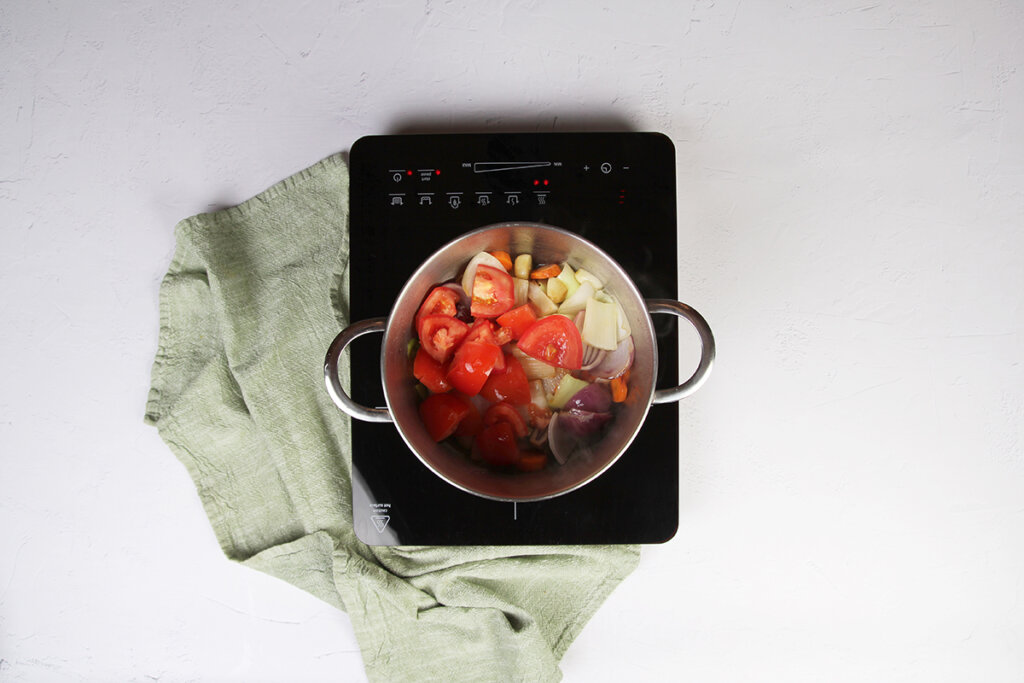 caldo de verduras preparacion