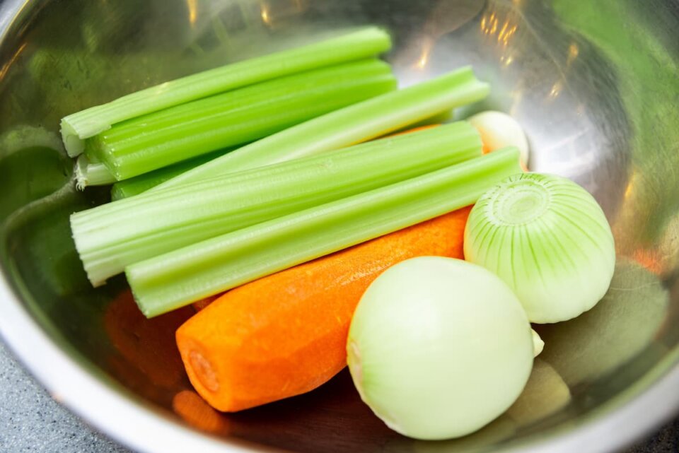 Todo sobre el corte mirepoix
