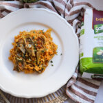 Arroz con alcachofas y verduras