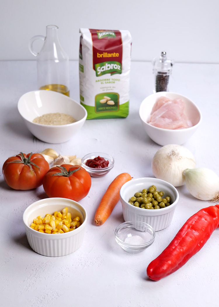 Arroz con pollo colombiano