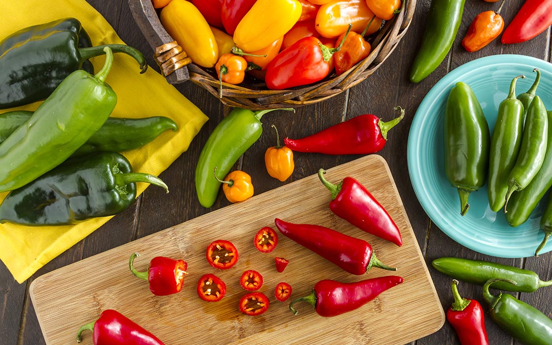 tipos de pimientos