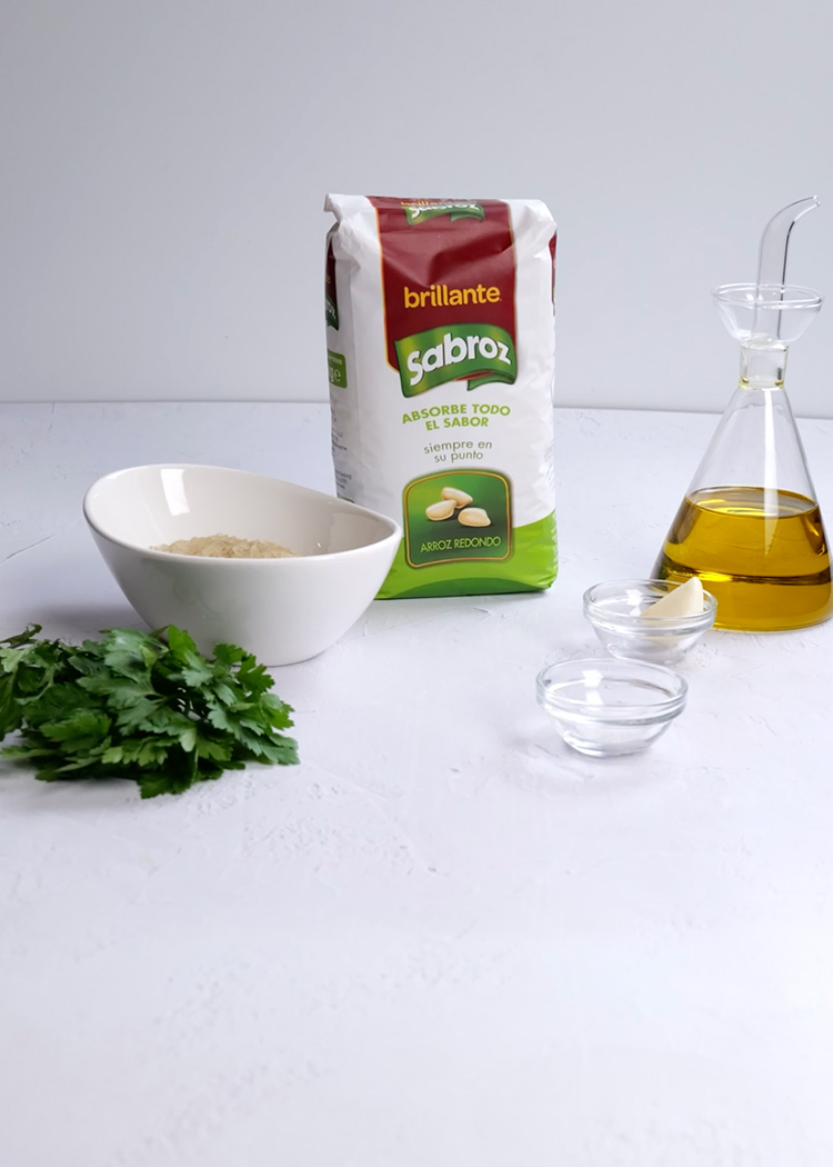 Ingredientes de Arroz blanco en microondas