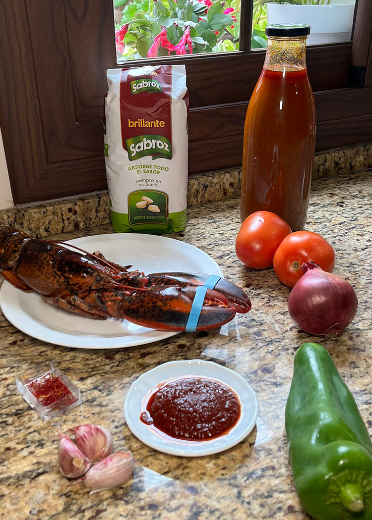 Arroz con bogavante de Sofía