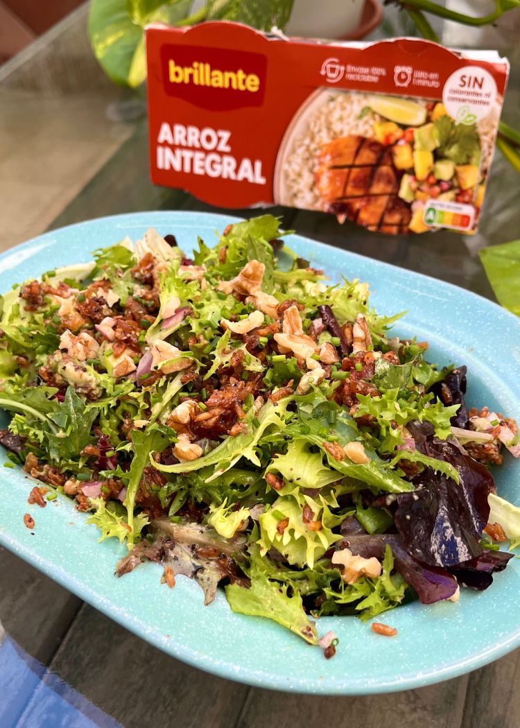 Ensalada de arroz integral
