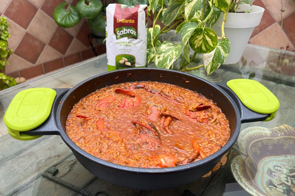 Arroz caldoso con bogavante