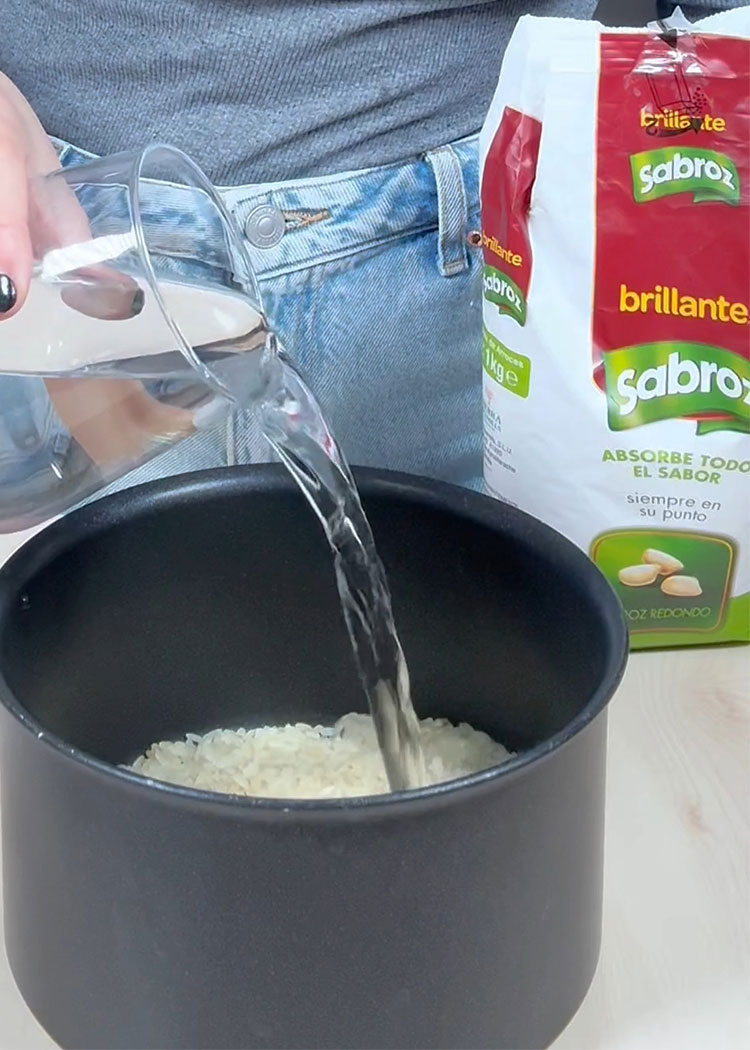 Cocer arroz en Pollo frito con arroz