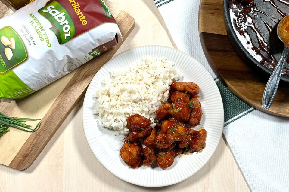 Pollo frito con arroz: receta fácil y deliciosa
