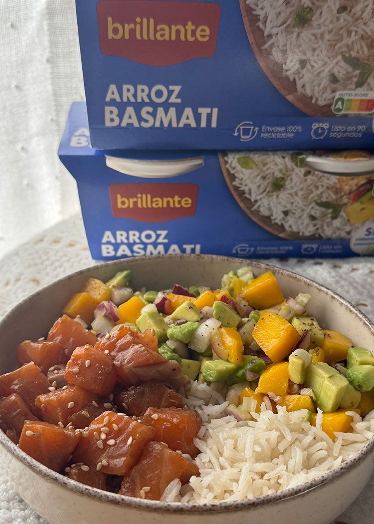 Ensalada de arroz basmati