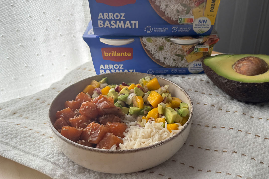 Presentación Ensalada de arroz basmati