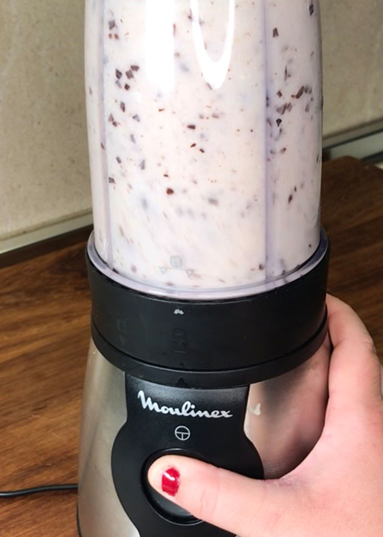 Triturar arroz horchata de arroz