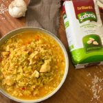 arroz con pollo y verduras