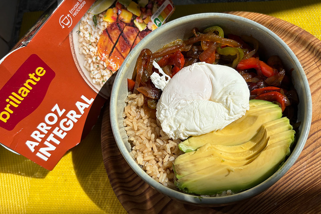 arroz integral con verduras