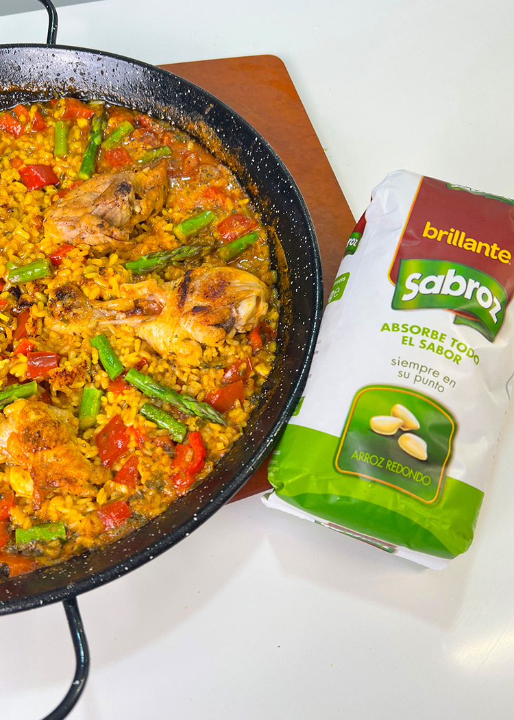 Dejar reposar para paella de pollo