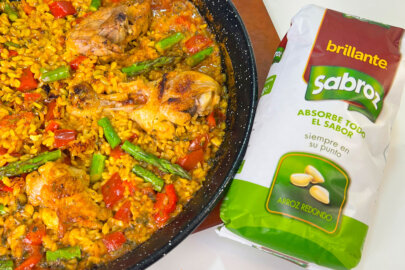 Paella de pollo