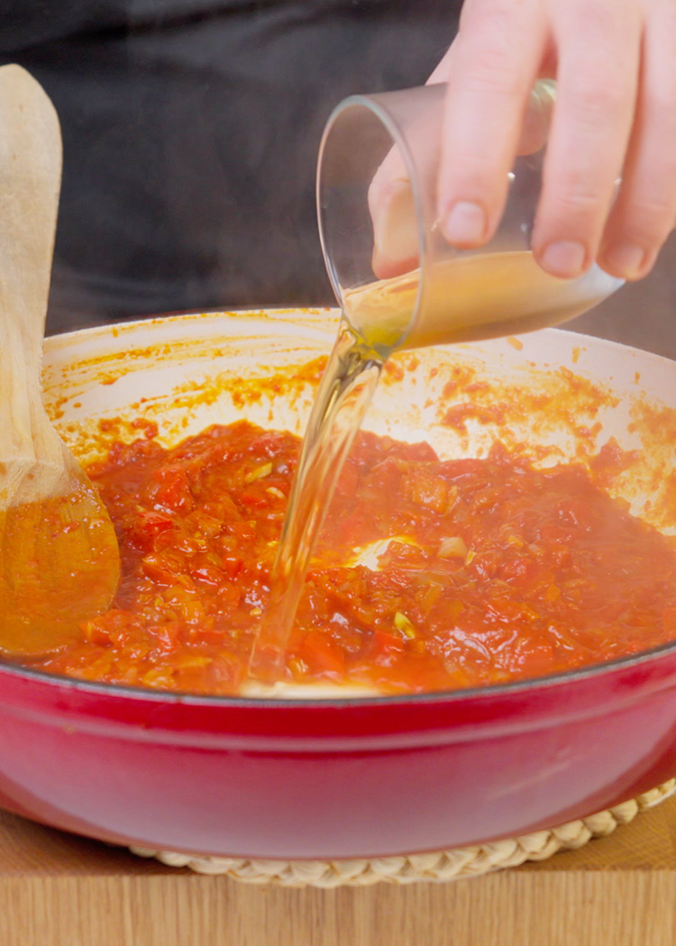 sofrito para arroz con bogavante