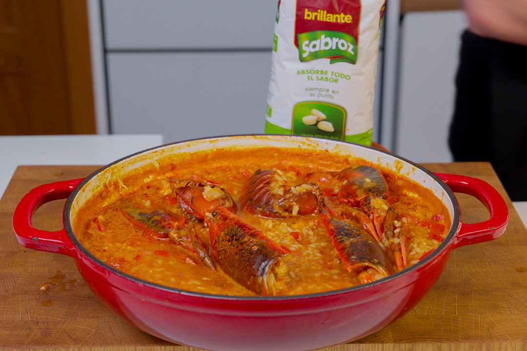 arroz con bogavante de la abuela