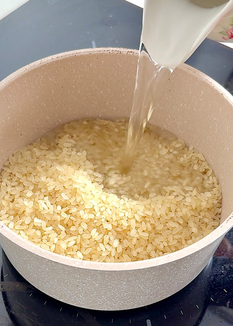 cocer arroz para arroz inflado