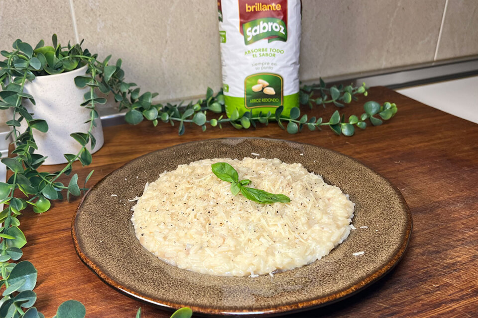 risotto de queso