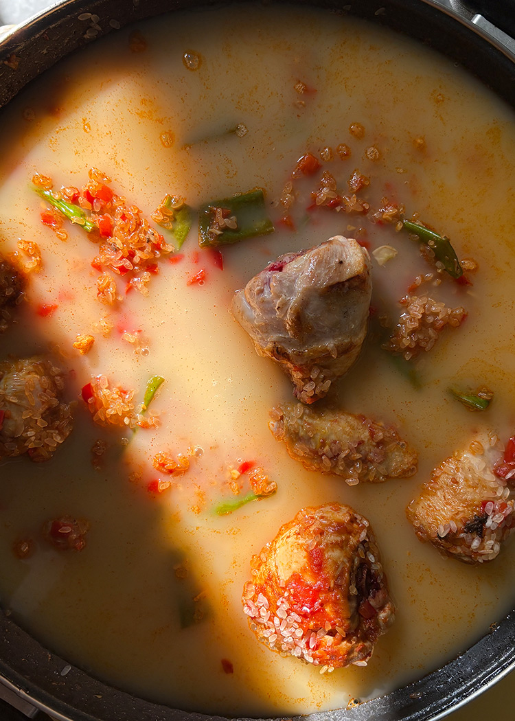caldo para paella
