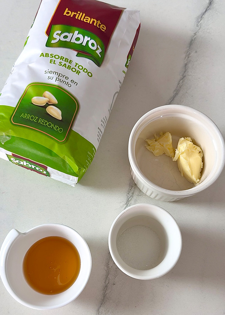 Ingredientes para arroz inflado