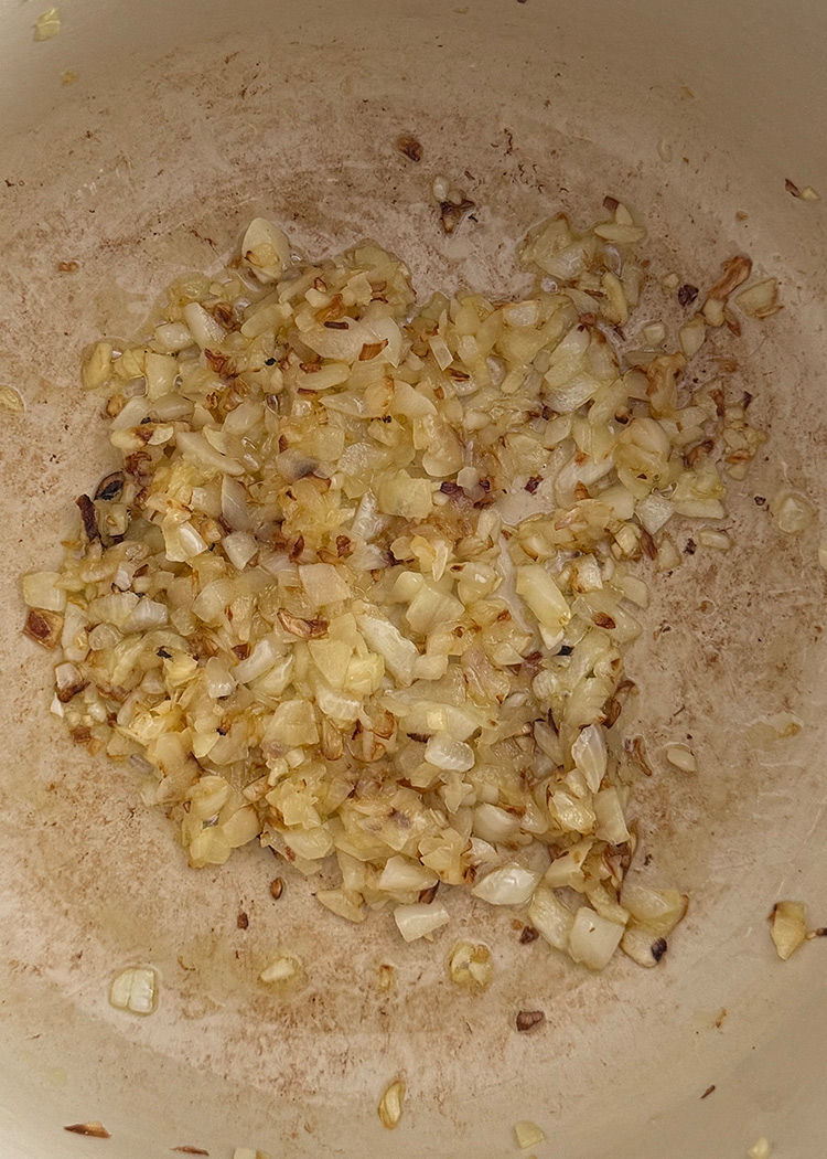 sofrito para arroz con atún