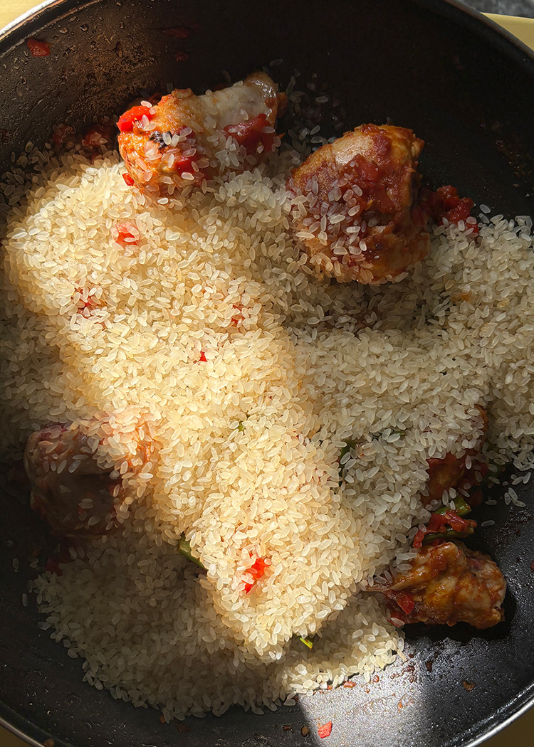 arroz para paella