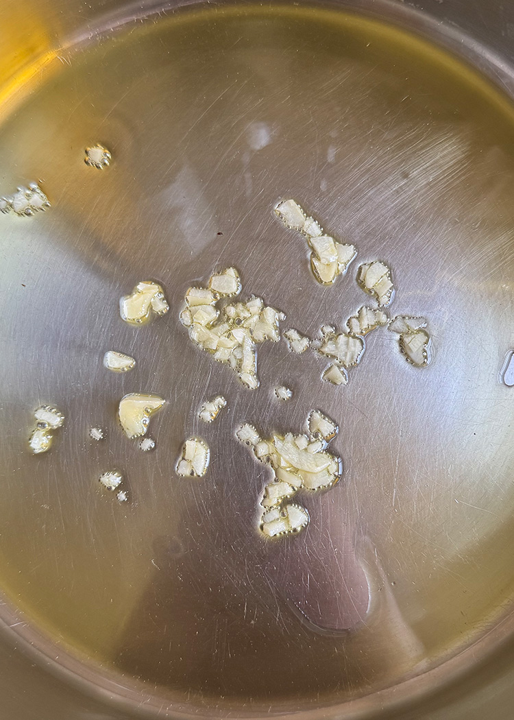 ajo para arroz blanco
