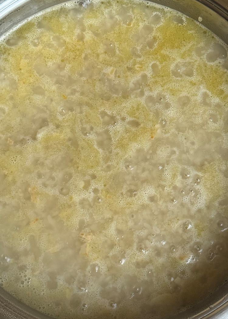 hervir arroz blanco