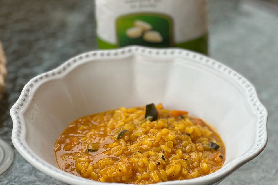 arroz caldoso con verduras