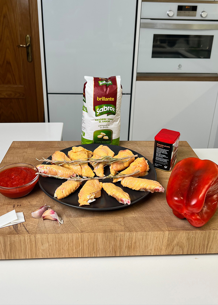 ingredientes para paella de carne