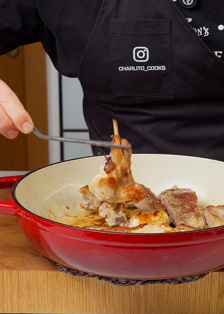 dorar carnes para arros brut