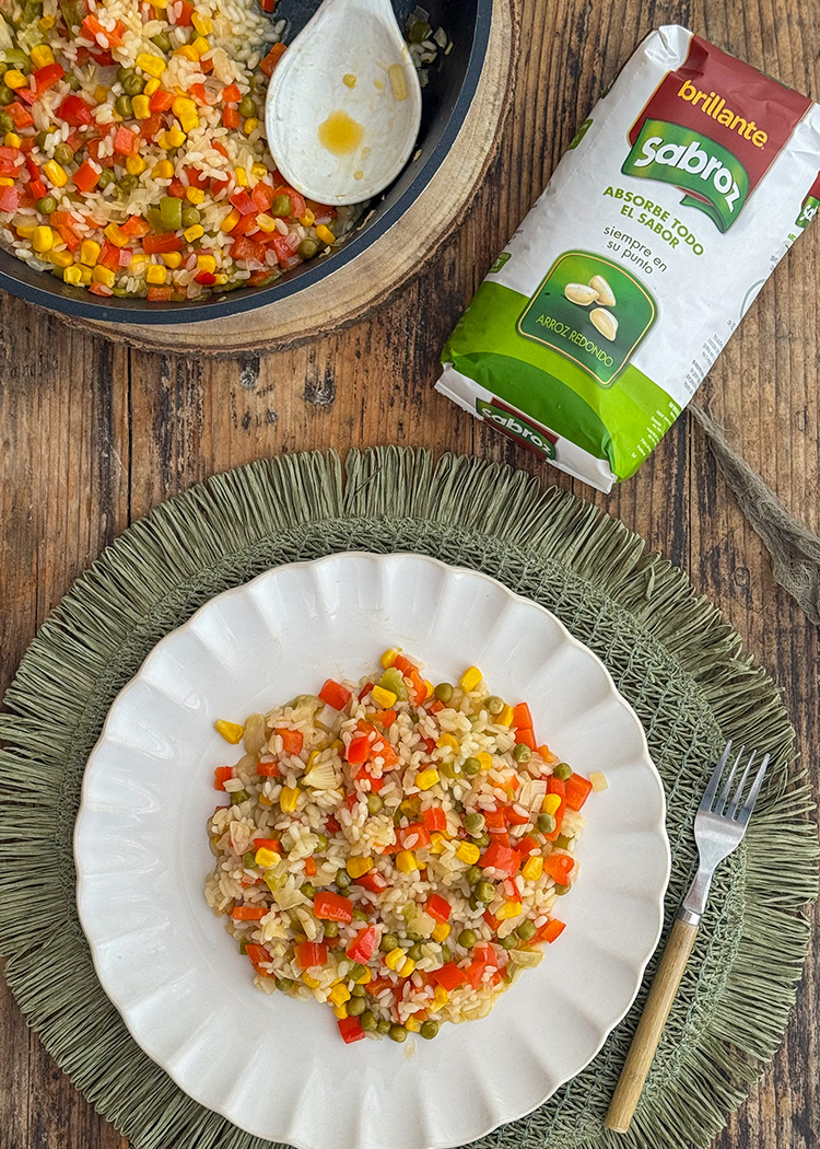 reposar para arroz a la griega