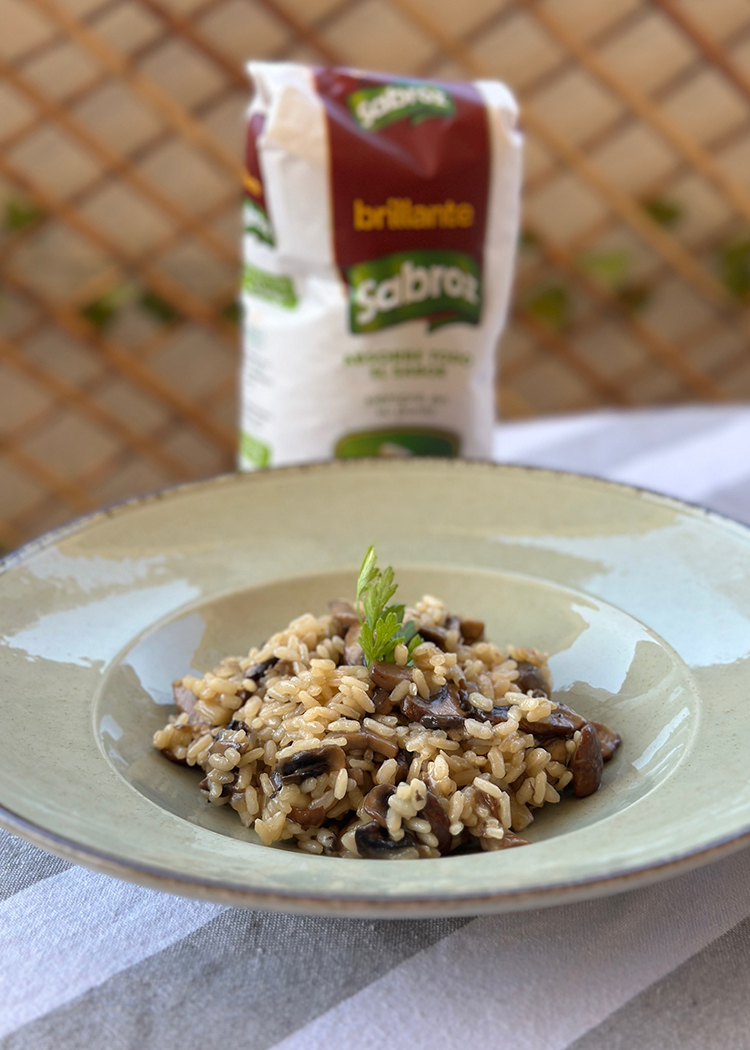 Arroz con champiñones