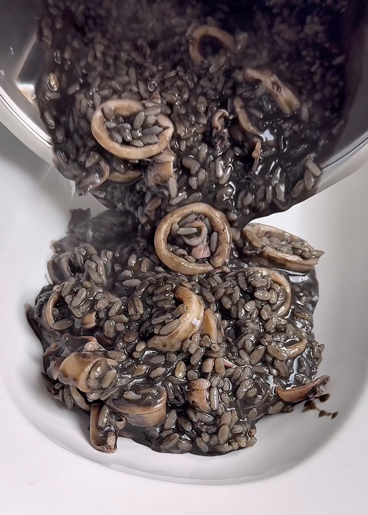 reposo para arroz negro Thermomix