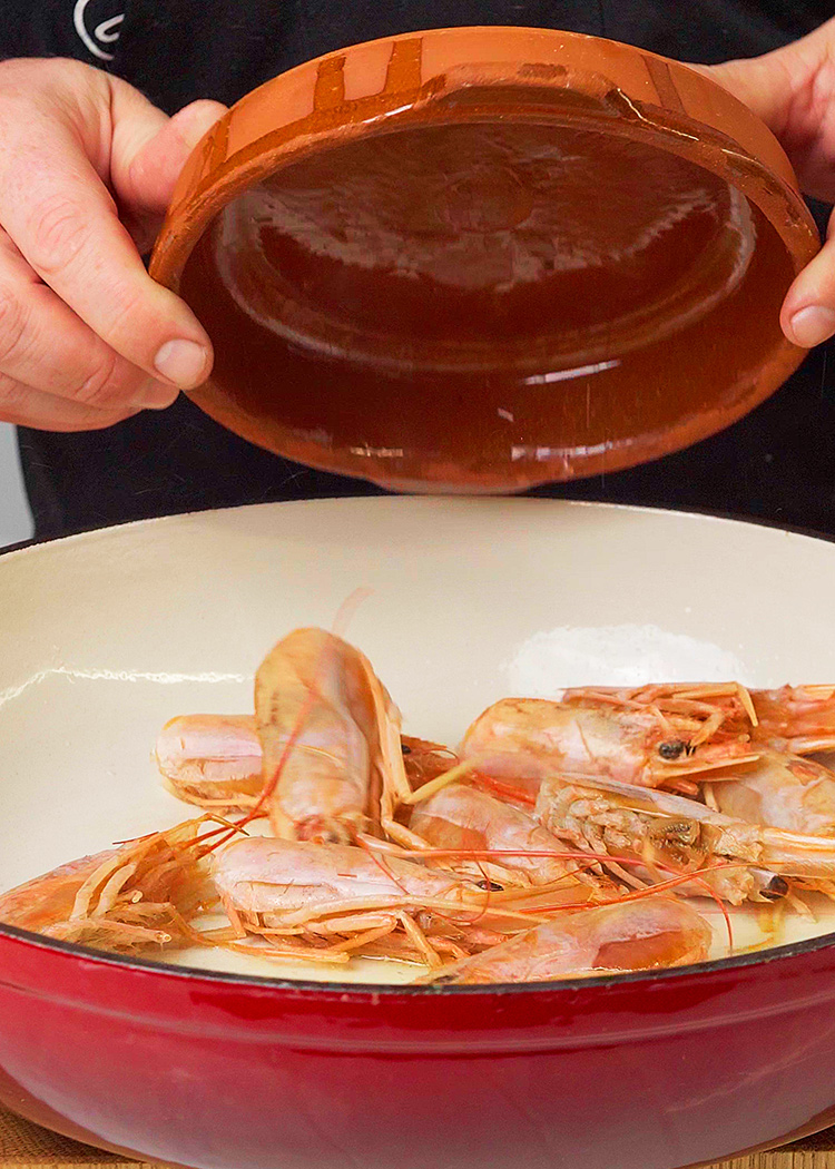 dorar cabezas Ingredientes para arroz con marisco