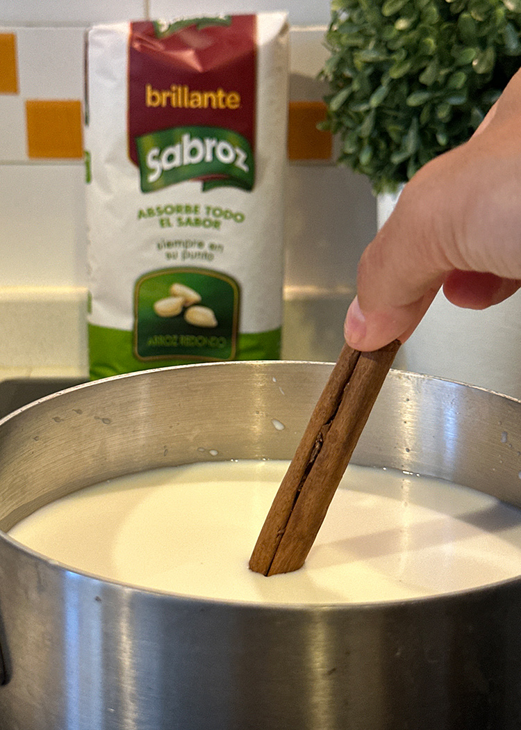 canela para tarta de arroz con leche