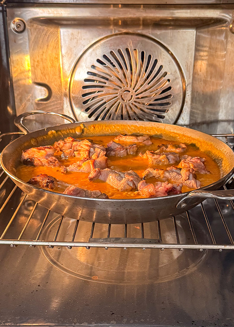 horno para arroz con cordero