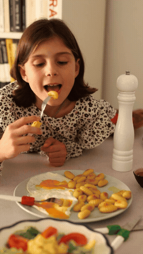 Ñoquis originales con huevo